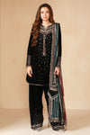 JAZMIN EMBROIDERED VELVET FORMAL VF-2037