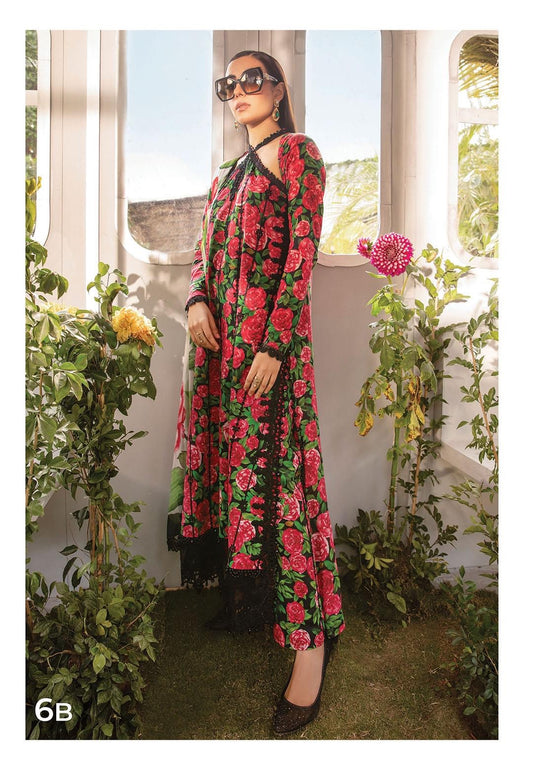 Maria.B Lawn Mprint 2106 Black