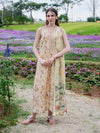 Izel Lawn Embroidered & Printed 3 Piece Dress - 1946