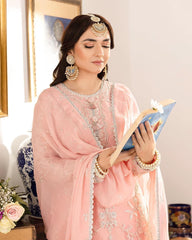 Asim Jofa Luxuxy Chiffon Dress Design No : 1507