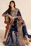 FARASHA NAVY LUX CHIFFON D - 1846
