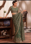 Zarif Net Saree Design No: 1700