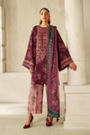 BAROQUEUNSTITCHED LAWN | D - 1875 MAROON