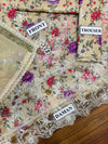 Izel Lawn Embroidered & Printed 3 Piece Dress - 1946