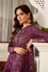 Iznik Luxury Printed & Embroidered 3 Pc Unstitched Lawn Suit UE-538 Magenta - 1906