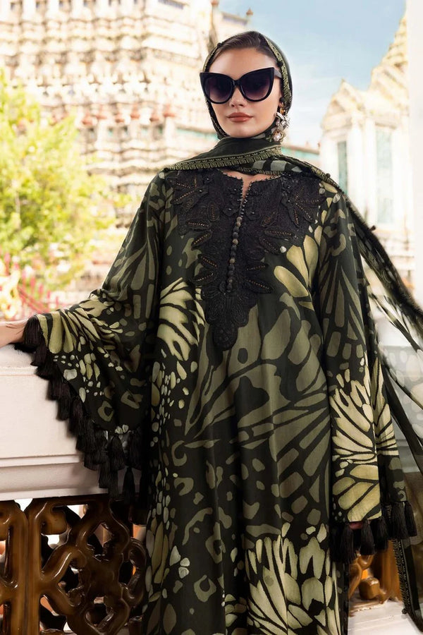 Maria.B - Luxury Lawn Embroidered Unstitched 3 Piece - 1881 B
