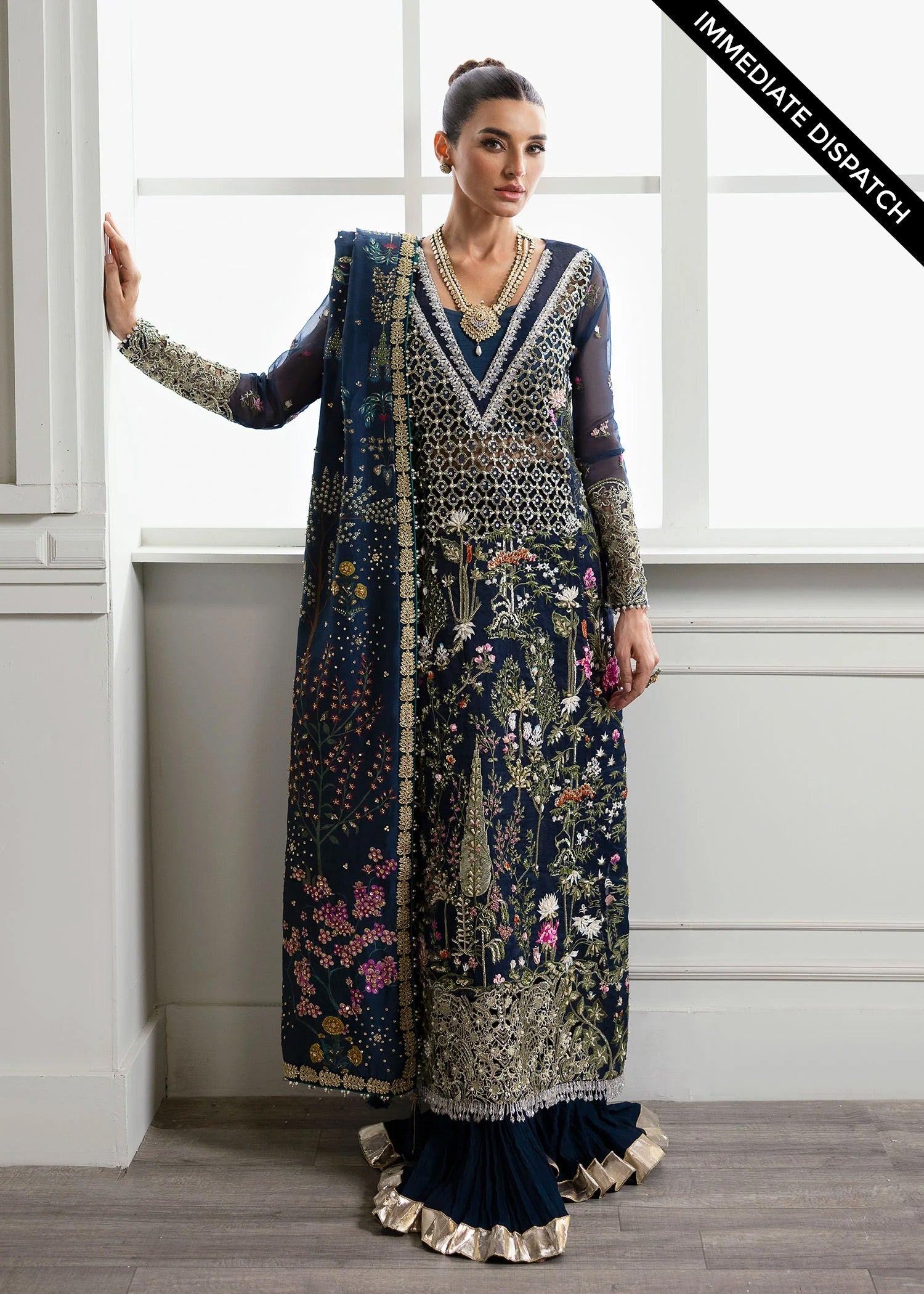 Shop Premium Unstitched Organza Dresses Online in Pakistan .  Eastern  Fashion