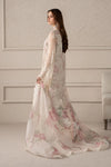 Maria B Chiffon Embrodiered & Digital Printed 4 Piece Dress - 1909