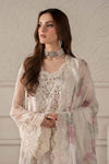 Maria B Chiffon Embrodiered & Digital Printed 4 Piece Dress - 1909