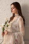 Maria B Chiffon Embrodiered & Digital Printed 4 Piece Dress - 1909