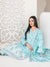 Tawakkal Luxury Lawn Chikan Kari Embroidered 3 Piece Unstitched / Stitched