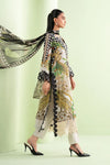 Maria B Lawn Embroidered & Printed 3 Piece Dress - 1942