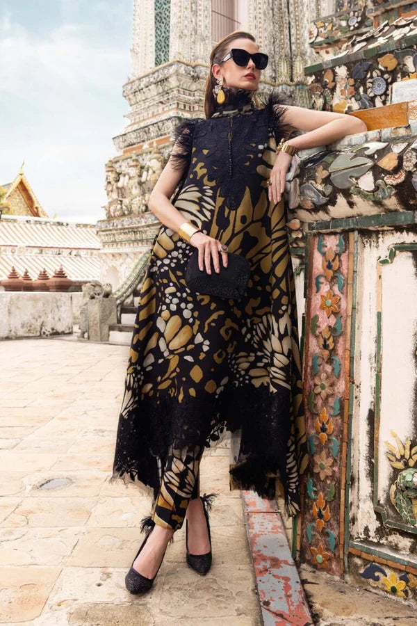 Maria.B - Luxury Lawn Embroidered Unstitched 3 Piece - 1881 A
