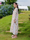 Crimson Lawn Chikankari Embroidered & Printed 3 Piece Dress- 1936