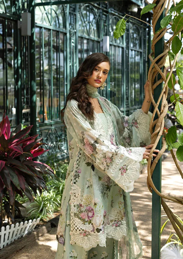 Elaf Lawn Embroidered & Printed 3 Piece Dress - 1941
