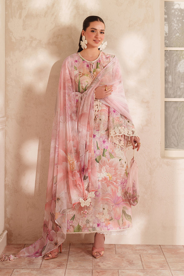 Barooque Digital Printed Lawn & Embroidered 3 Pcs Dress - 1947