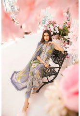 Maria.b Mprint Lawn D - 2604 Grey