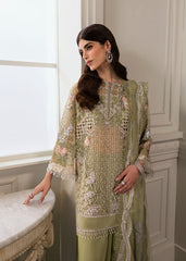 Crimson X Saira Shakira Net Unstitched Wedding Collection | D.no 1731
