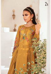 Maria.B Lawn Suit MPT2202 MUSTARD