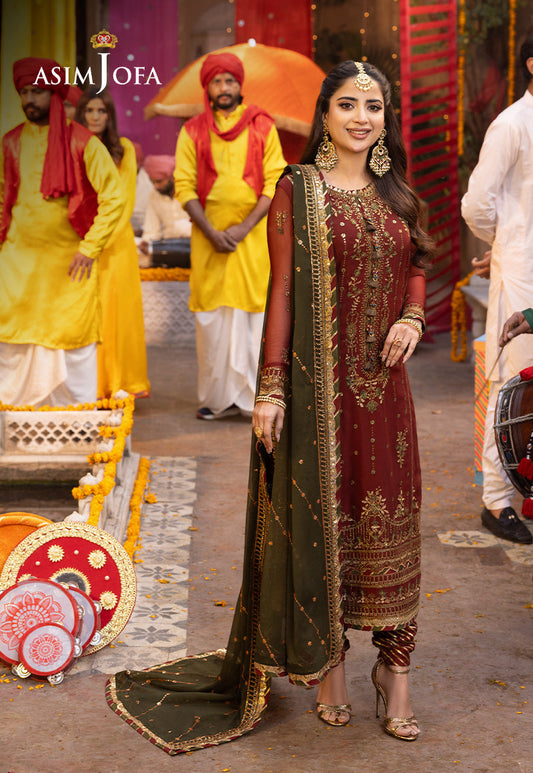 Asim Jofa Formal Chiffon D - 1779
