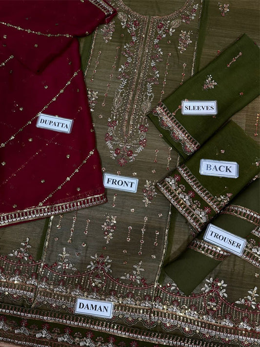 Asim Jofa Formal Chiffon D - 1783