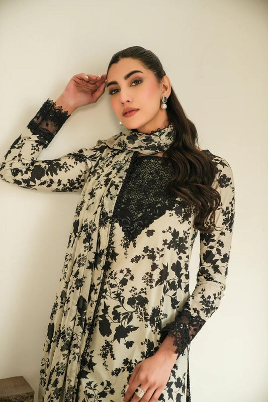 Aneela Lawn Embroidery Dress - 1807