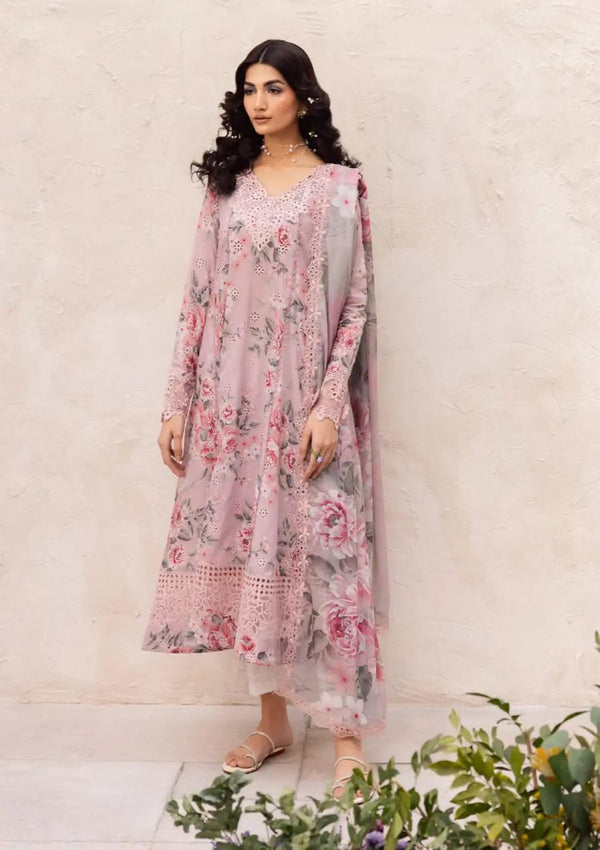 Iznik Causal Lawn Dress - Design No D9 - Eastern Fashion
