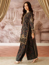 Mohagni Lawn Embroidered & Printed 3 Piece Dress - 1911