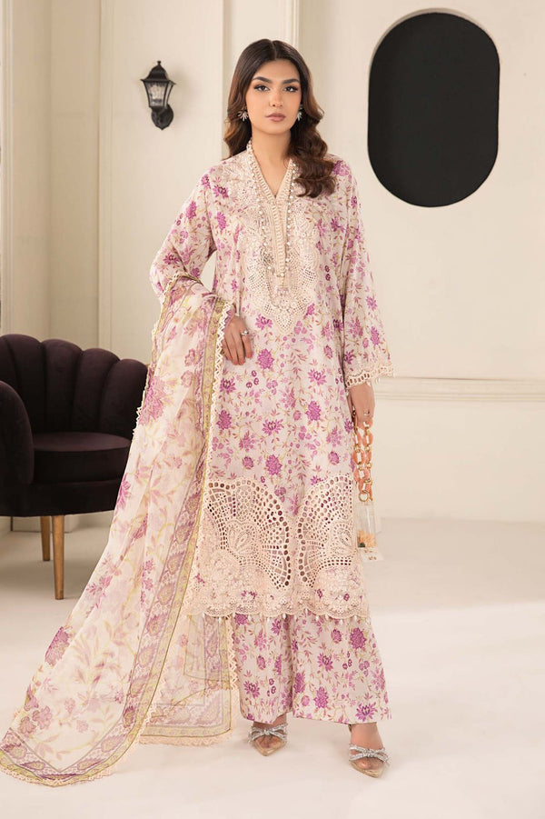 Maria B Luxury Lawn Dress Collection - Eastern Fashion