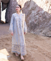 Qalamkar Sahil Kinare Lawn Dress- No: 1597 - Eastern Fashion