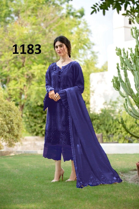 Zarqash Formal Lawn Collection - Design No 1183 - Eastern Fashion