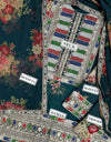 Sabyasachi Lawn Embroidered & Printed 3 Piece Dress - 1898