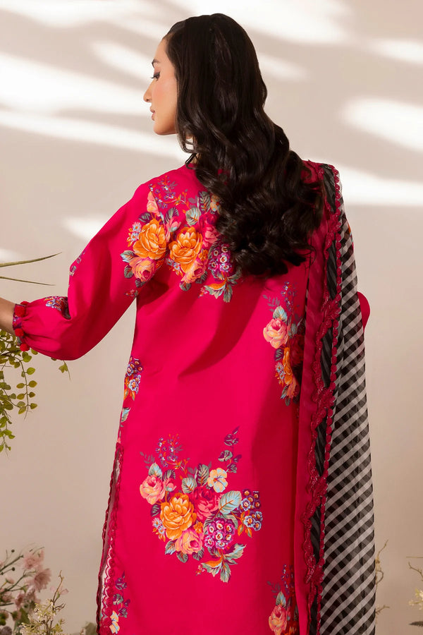Charizma Lawn Embrodiered & Printed 3 Piece Dress - 1930