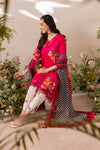 Charizma Lawn Embrodiered & Printed 3 Piece Dress - 1930