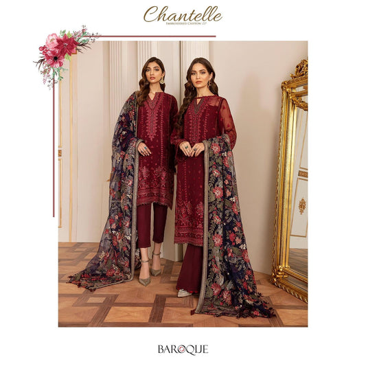 BAROQUE CHANTELLE CHIFFON SUIT D.NO 925