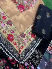Zainab Chottani Velvet Dress Winter Collection Design No : 1407