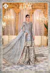 Maria.b NEW ARRIVAL  NET GHARARA Design No : 1369